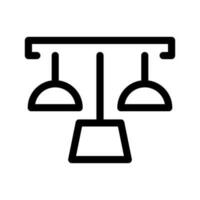 Ceiling Lamp Icon Vector Symbol Design Illustration