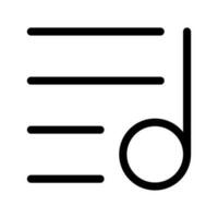 Playlist Icon Vector Symbol Design Illustration