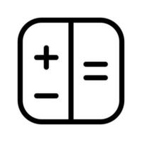 Calculator Icon Vector Symbol Design Illustration