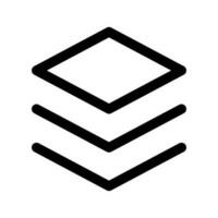 Layer Icon Vector Symbol Design Illustration