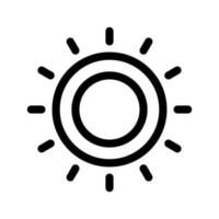 Sun Icon Vector Symbol Design Illustration