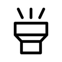 Flashlight Icon Vector Symbol Design Illustration