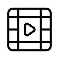 Video Icon Vector Symbol Design Illustration