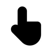 Click Finger Icon Vector Symbol Design Illustration