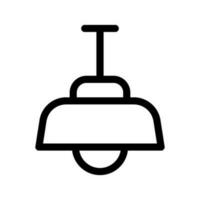techo lámpara icono vector símbolo diseño ilustración