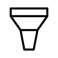 Funnel Icon Vector Symbol Design Illustration