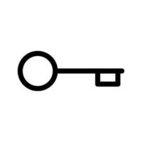 Key Icon Vector Symbol Design Illustration