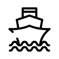 Ship Icon Vector Symbol Design Illustration