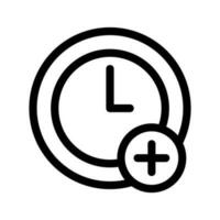 Time Icon Vector Symbol Design Illustration