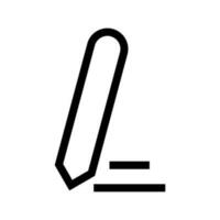 escritura icono vector símbolo diseño ilustración