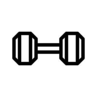 Dumbbell Icon Vector Symbol Design Illustration