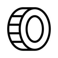Coin Icon Vector Symbol Design Illustration