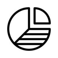 Pie Chart Icon Vector Symbol Design Illustration
