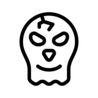 Evil Ghost Icon Vector Symbol Design Illustration