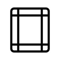 Margins Icon Vector Symbol Design Illustration
