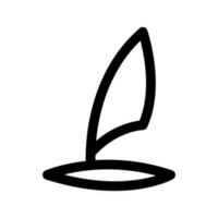 Windsurfing Icon Vector Symbol Design Illustration
