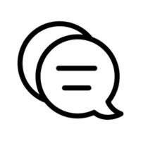 Chat Icon Vector Symbol Design Illustration