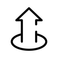 subir icono vector símbolo diseño ilustración
