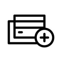 Add Payment Icon Vector Symbol Design Illustration