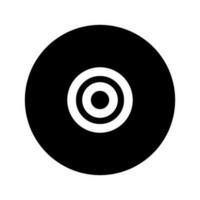 Cd Icon Vector Symbol Design Illustration