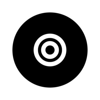 Cd Icon Vector Symbol Design Illustration