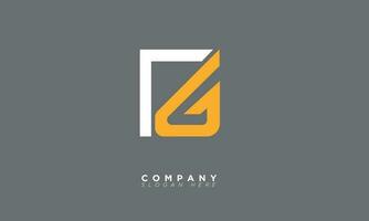 TG Alphabet letters Initials Monogram logo GT, T and G vector