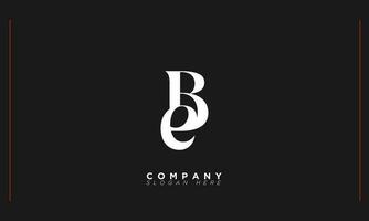 EB Alphabet letters Initials Monogram logo BE, E and B vector