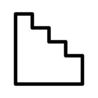 Stairs Icon Vector Symbol Design Illustration