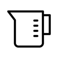 Measuring Cup Icon Vector Symbol Design Illustration