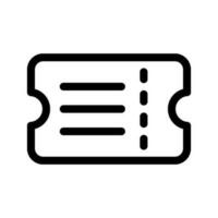 Ticket Icon Vector Symbol Design Illustration