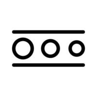 Pagination Icon Vector Symbol Design Illustration