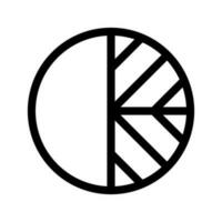 Pie Chart Icon Vector Symbol Design Illustration