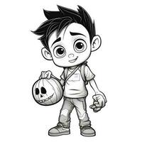 Halloween Coloring Pages photo