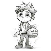 Halloween Coloring Pages photo