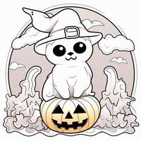 Halloween Coloring Pages photo