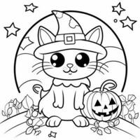 Halloween Coloring Pages photo