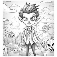 Halloween Coloring Pages photo