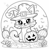 Halloween Coloring Pages photo