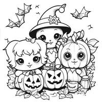 Halloween Coloring Pages photo