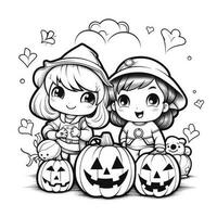 Halloween Coloring Pages photo