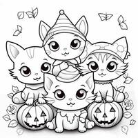 Halloween Coloring Pages photo