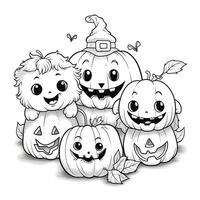 Halloween Coloring Pages photo