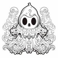 Halloween Coloring Pages photo