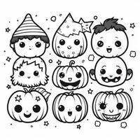 Halloween Coloring Pages photo