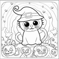 Halloween Coloring Pages photo