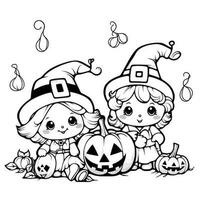 Halloween Coloring Pages photo