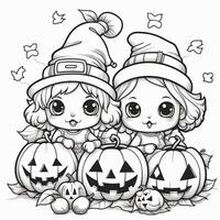 Halloween Coloring Pages photo