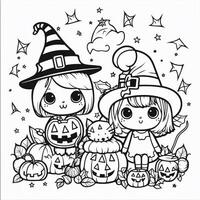 Halloween Coloring Pages photo