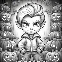 Halloween Coloring Pages photo