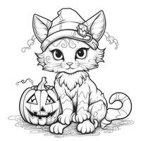 Halloween Coloring Pages photo